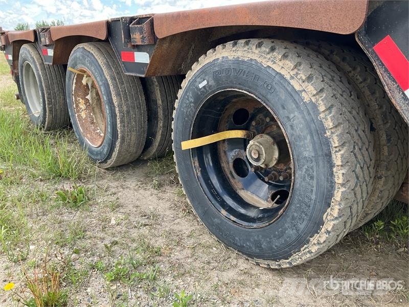 Doepker 40 ton 48 ft Tri/A Folding Neck Trailer Góndola de cama rebajada