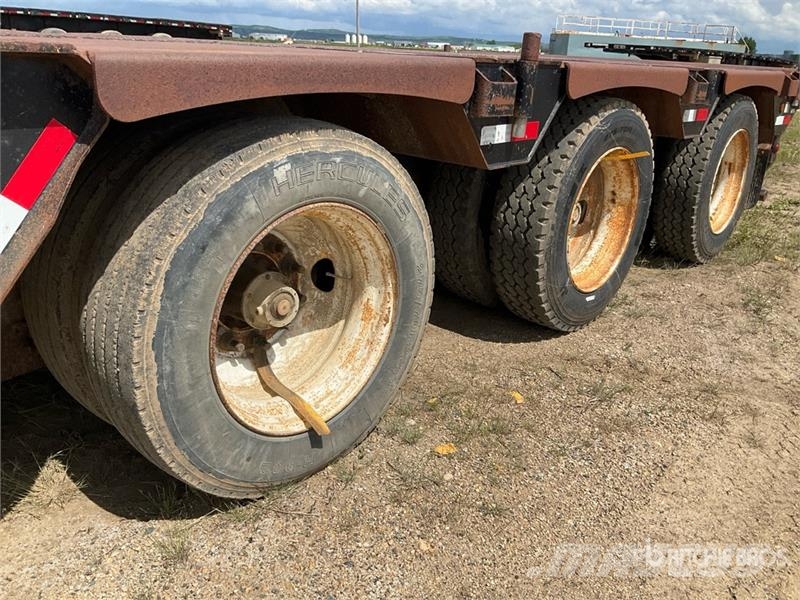 Doepker 40 ton 48 ft Tri/A Folding Neck Trailer Góndola de cama rebajada