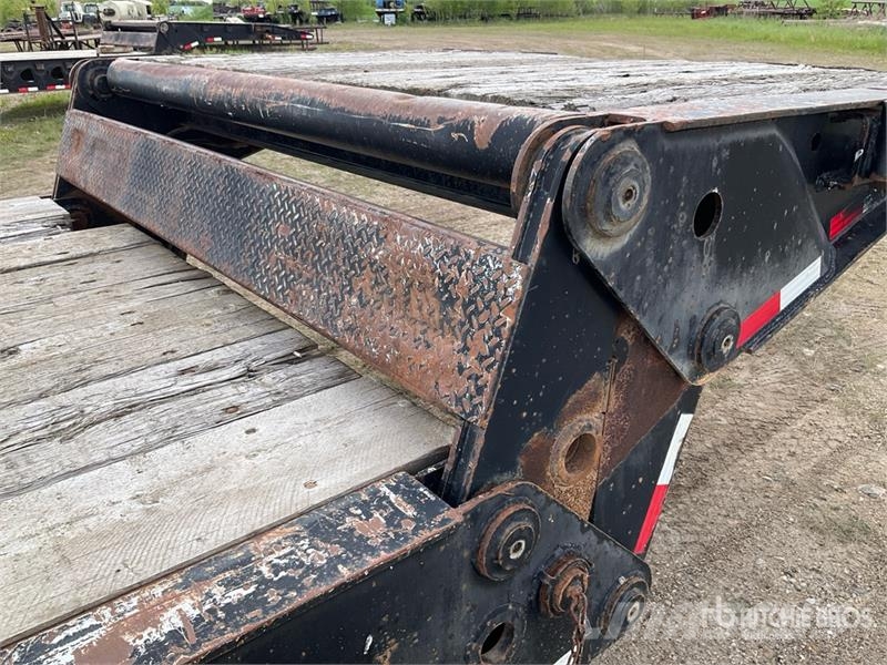 Doepker 40 ton 48 ft Tri/A Folding Neck Trailer Góndola de cama rebajada