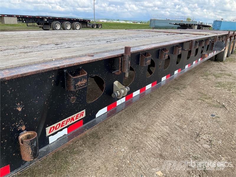 Doepker 40 ton 48 ft Tri/A Folding Neck Trailer Góndola de cama rebajada