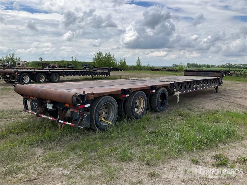 Doepker 40 ton 48 ft Tri/A Folding Neck Trailer Góndola de cama rebajada
