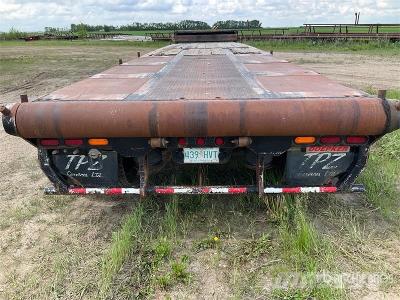 Doepker 40 ton 48 ft Tri/A Folding Neck Trailer Góndola de cama rebajada