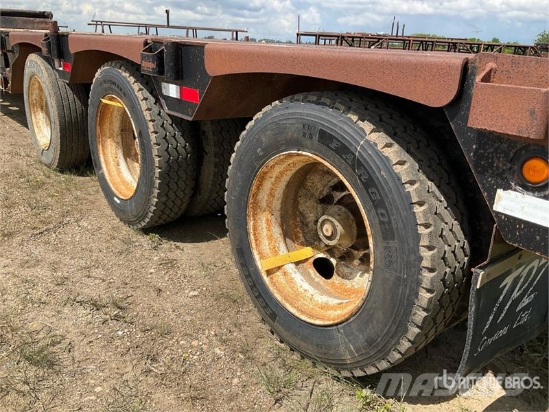 Doepker 40 ton 48 ft Tri/A Folding Neck Trailer Góndola de cama rebajada