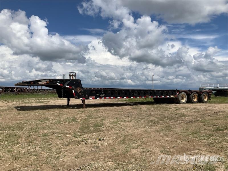 Doepker 40 ton 48 ft Tri/A Folding Neck Trailer Góndola de cama rebajada