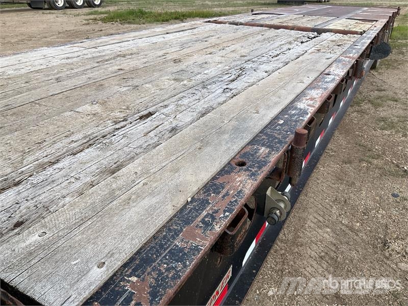 Doepker 40 ton 48 ft Tri/A Folding Neck Trailer Góndola de cama rebajada