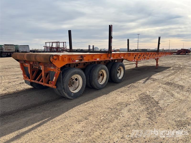 Doepker 48 ft Tri/A Flatbed Oilfield Trailer Zařízení pro zpracování