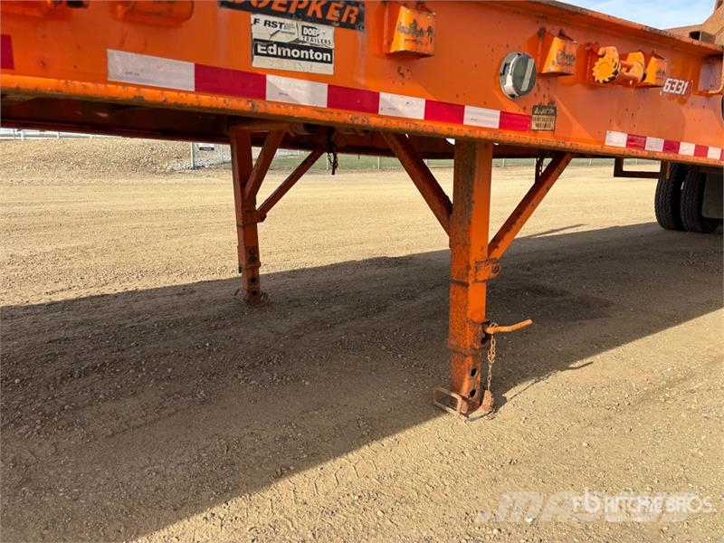 Doepker 48 ft Tri/A Flatbed Oilfield Trailer Zařízení pro zpracování