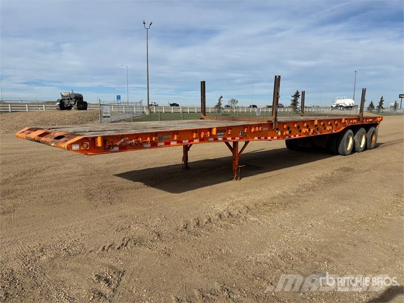 Doepker 48 ft Tri/A Flatbed Oilfield Trailer Zařízení pro zpracování