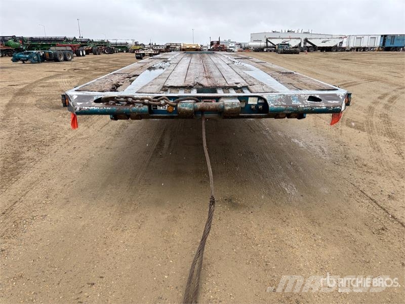 Doepker 53 ft 24-Wheel Flatbed Oilfield Trailer Pārstrādes iekārtas