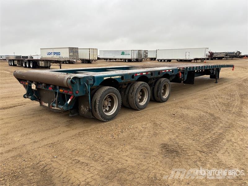 Doepker 53 ft 24-Wheel Flatbed Oilfield Trailer Pārstrādes iekārtas