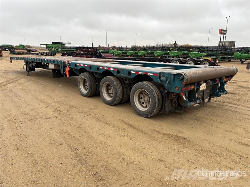 Doepker 53 ft 24-Wheel Flatbed Oilfield Trailer Pārstrādes iekārtas