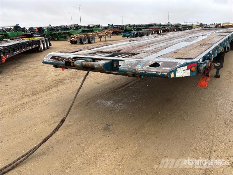 Doepker 53 ft 24-Wheel Flatbed Oilfield Trailer Pārstrādes iekārtas