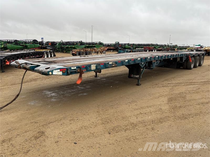 Doepker 53 ft 24-Wheel Flatbed Oilfield Trailer Pārstrādes iekārtas