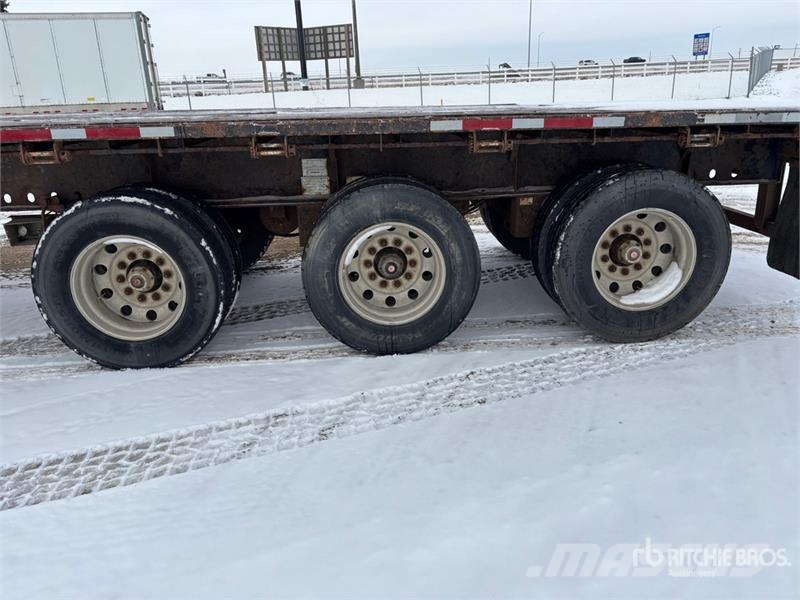Doepker 53 ft Tri/A Flatbed Trailer مقطوروات مسطحة/مفصلية الجوانب