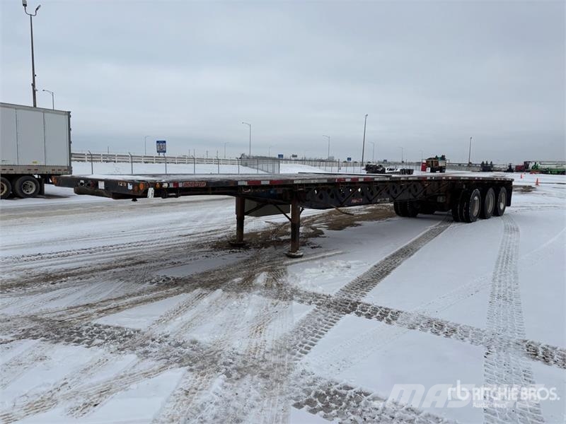 Doepker 53 ft Tri/A Flatbed Trailer مقطوروات مسطحة/مفصلية الجوانب