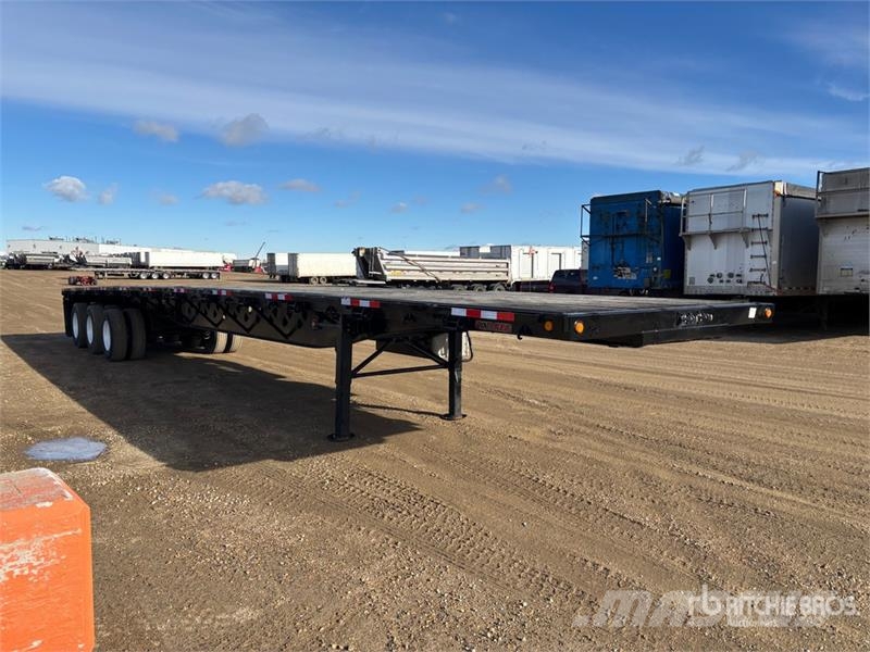 Doepker 53 ft Tri/A Flatbed Trailer Plato/keson prikolice