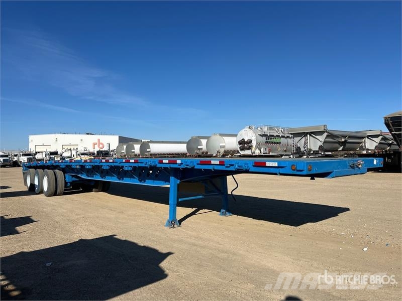 Doepker 53 ft Tri/A Flatbed Trailer Прицепы-платформы/боковая разгрузка