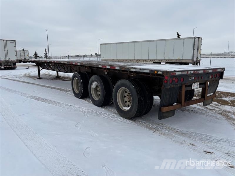 Doepker 53 ft Tri/A Flatbed Trailer مقطوروات مسطحة/مفصلية الجوانب