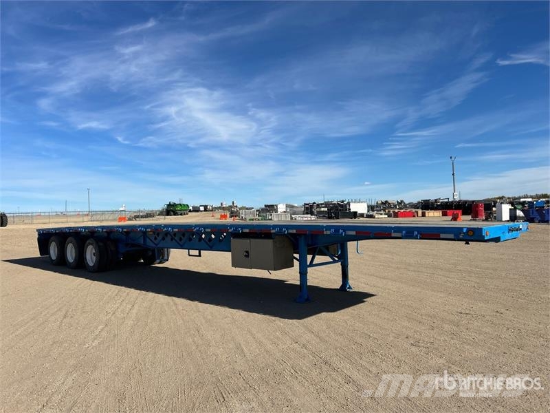 Doepker 53 ft Tri/A Flatbed Trailer Remolques de cama baja