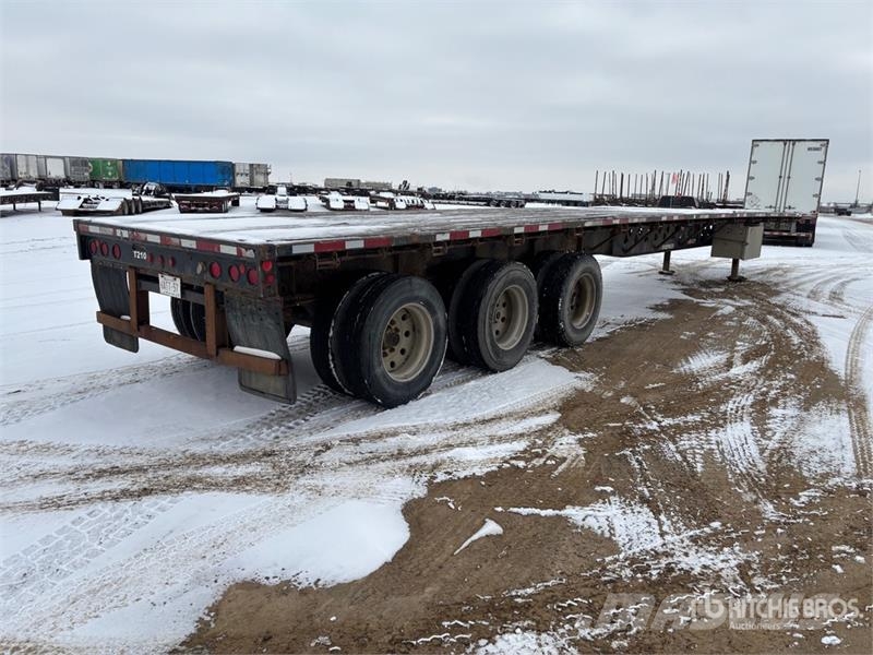 Doepker 53 ft Tri/A Flatbed Trailer مقطوروات مسطحة/مفصلية الجوانب
