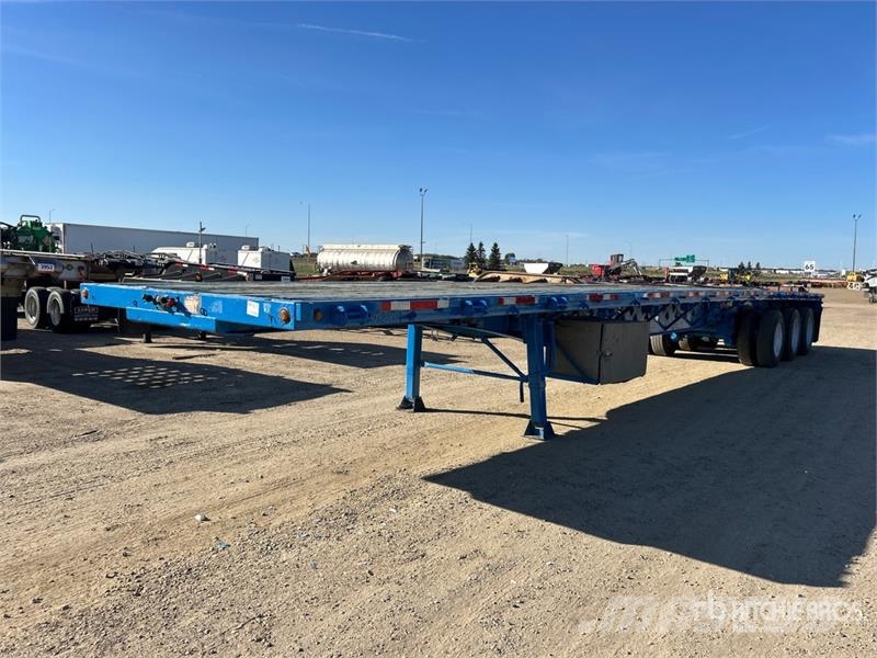 Doepker 53 ft Tri/A Flatbed Trailer Прицепы-платформы/боковая разгрузка