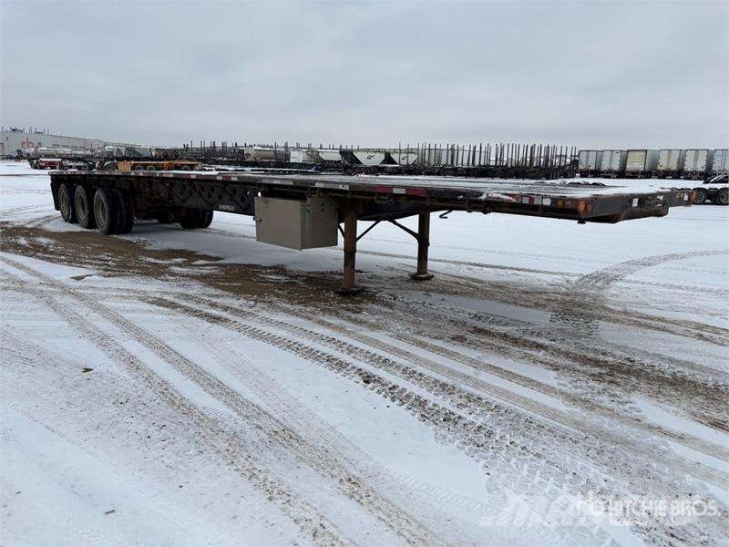 Doepker 53 ft Tri/A Flatbed Trailer مقطوروات مسطحة/مفصلية الجوانب