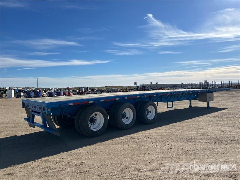 Doepker 53 ft Tri/A Flatbed Trailer Remolques de cama baja