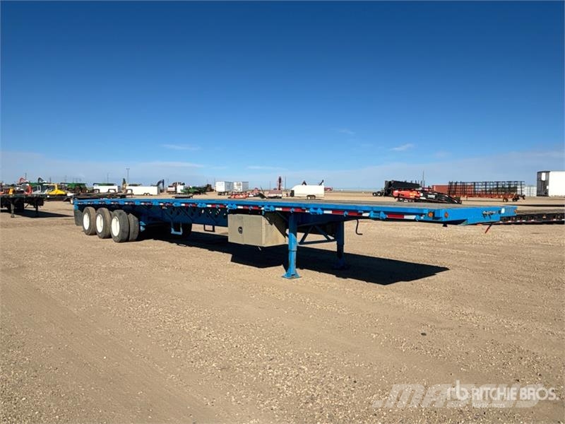 Doepker 53 ft Tri/A Flatbed Trailer Remorque ridelle