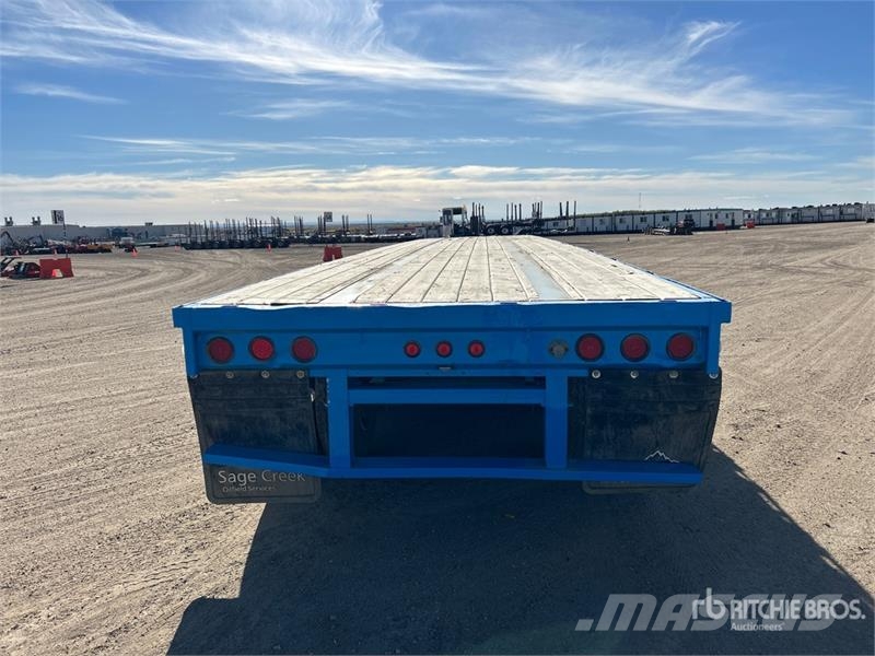 Doepker 53 ft Tri/A Flatbed Trailer Remolques de cama baja
