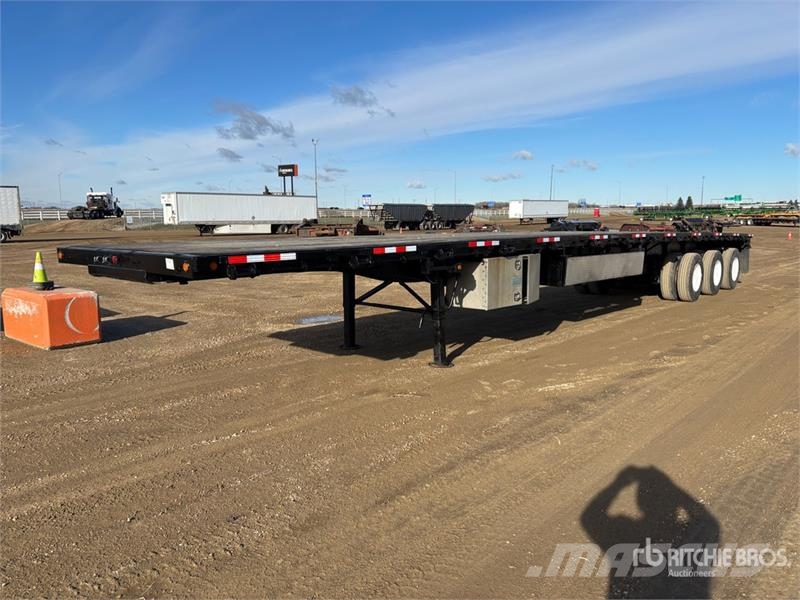 Doepker 53 ft Tri/A Flatbed Trailer Plato/keson prikolice
