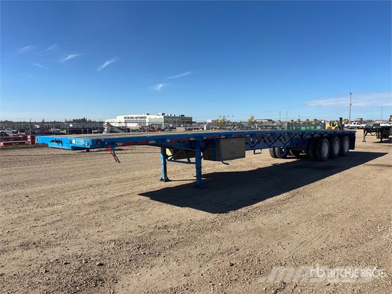 Doepker 53 ft Tri/A Flatbed Trailer Remorque ridelle