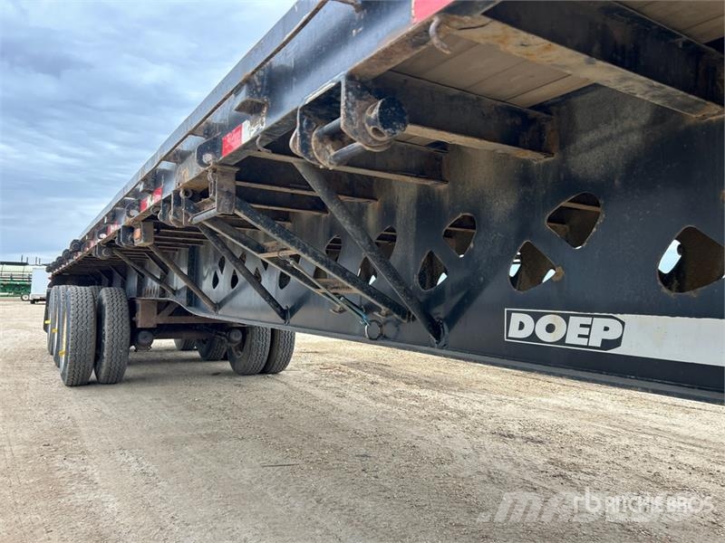 Doepker 53 ft Tri/A Flatbed Trailer Prikolice platforme/otvoreni sanduk