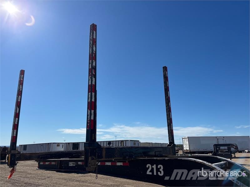 Doepker 53 ft Tri/A Hayrack Log Trailer За превоз на дървени трупи