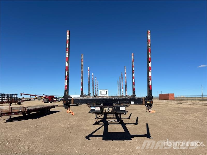 Doepker 53 ft Tri/A Hayrack Log Trailer За превоз на дървени трупи