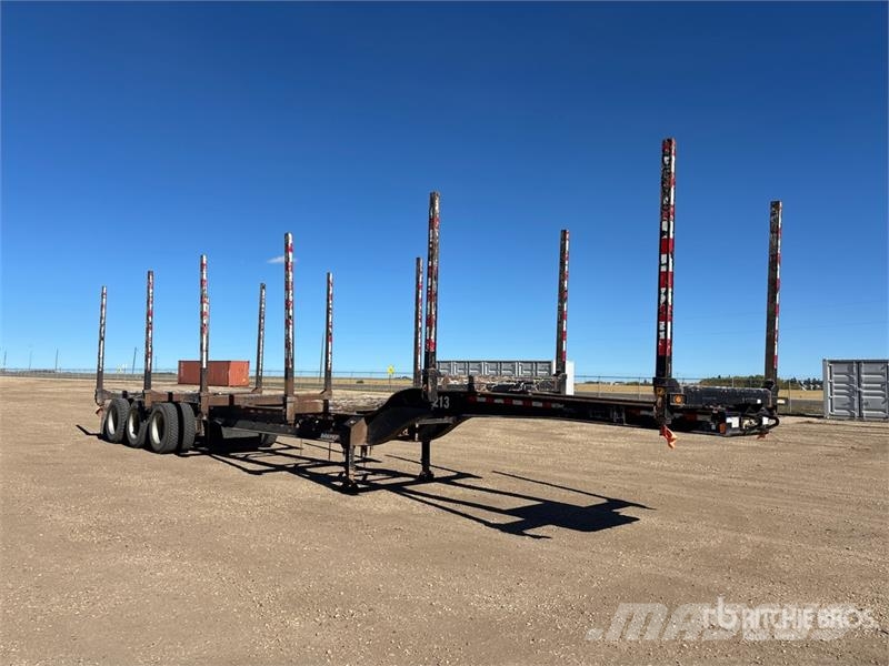 Doepker 53 ft Tri/A Hayrack Log Trailer За превоз на дървени трупи