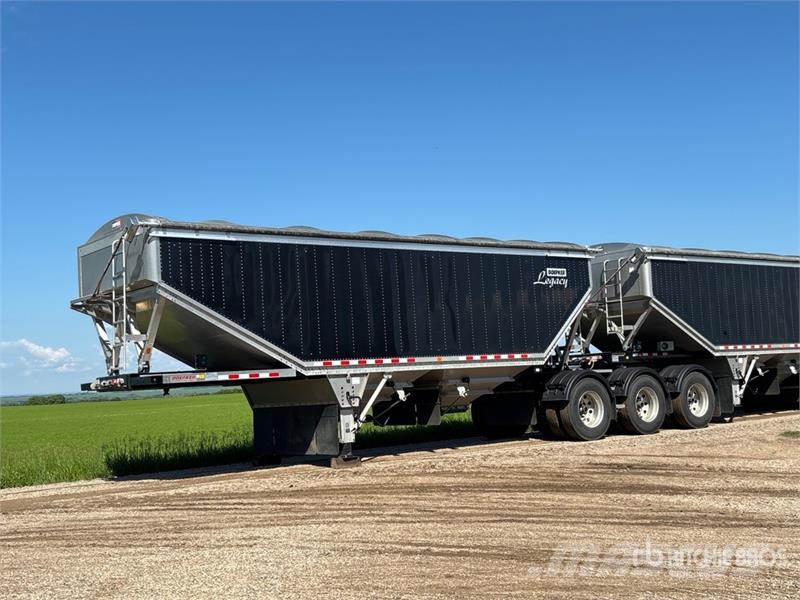 Doepker Legacy 29 ft Tri/A Super B-Train Lead Grain Traile مقطورة حبوب