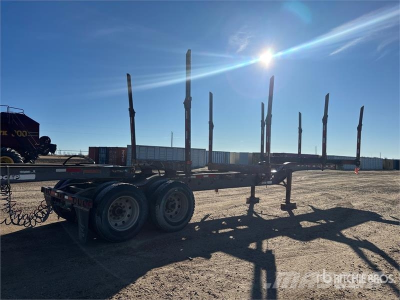 Doepker LG9417-L T/A B-Train Lead Short Wood Log Trailer Rimorchi trasporto legname