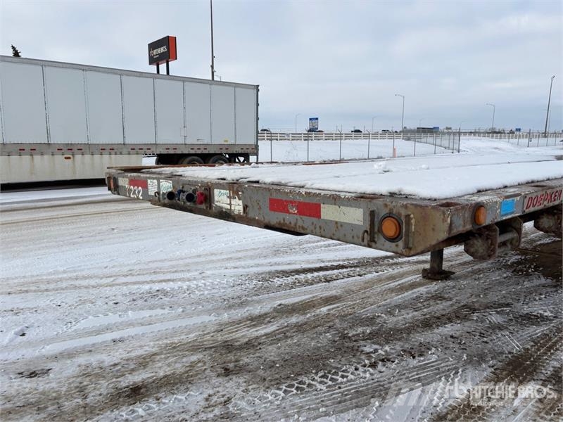Doepker Super B Lead 32 ft Flatbed Trailer مقطوروات مسطحة/مفصلية الجوانب