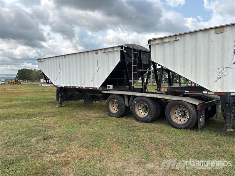 Doepker Super B-Train Grain Trailer Graudu pārkraušanas piekabes