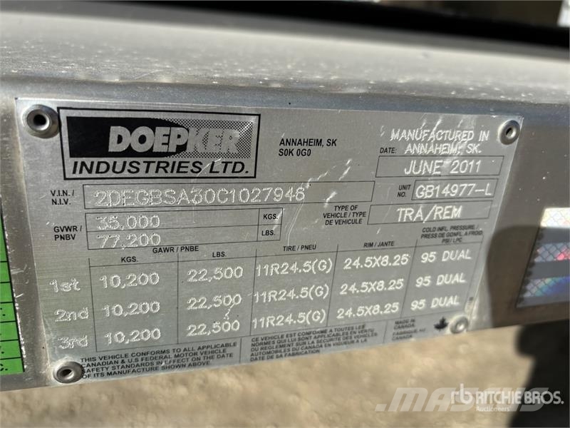 Doepker Super B-Train Lead Grain Trailer Prikolice za zrno