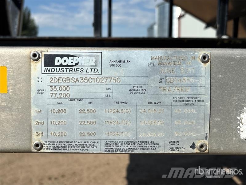 Doepker Super B-Train Grain Trailer Viljavaunut