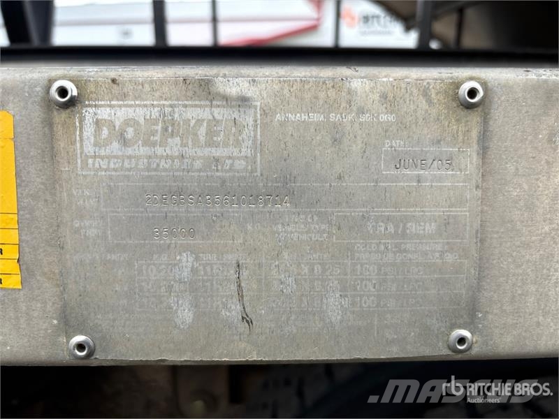 Doepker Super B-Train Grain Trailer Graudu pārkraušanas piekabes