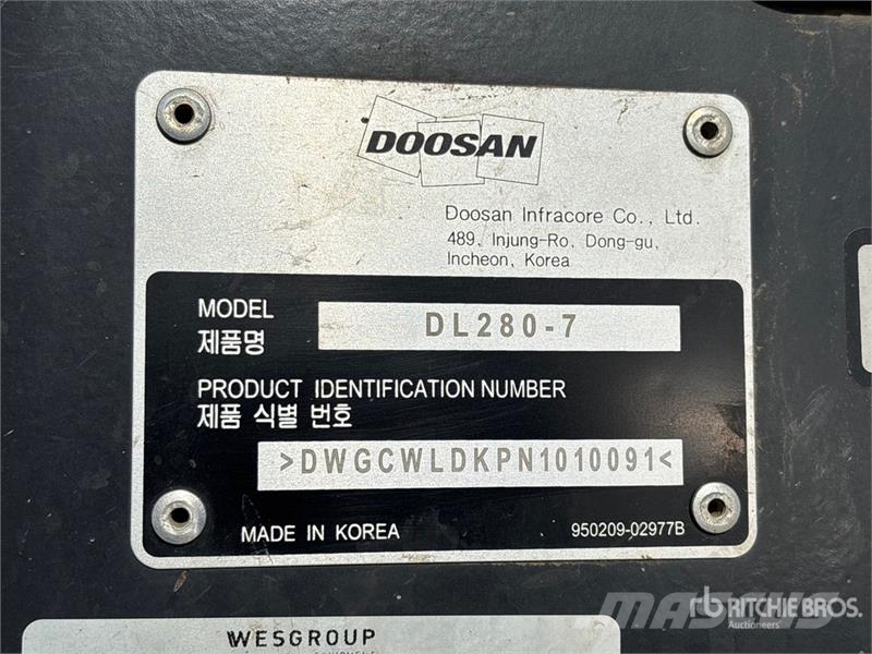 Doosan DL280-7 Wheel Loader Radlader