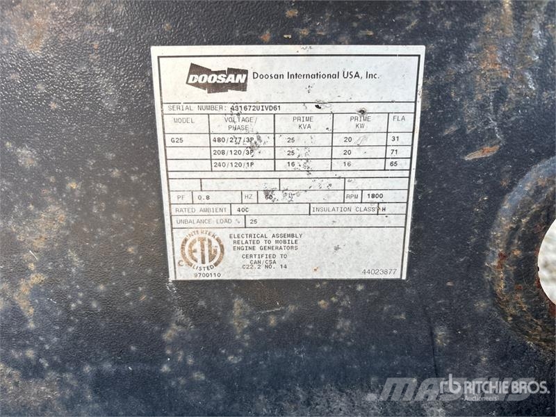 Doosan G25 مولدات ديزل