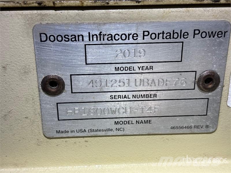 Doosan HP1600WCU-T3 Compressors