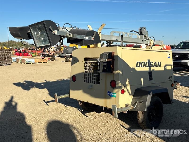 Doosan L8-60HZ-T4F 8 kW Light Tower Rasvetni stubovi