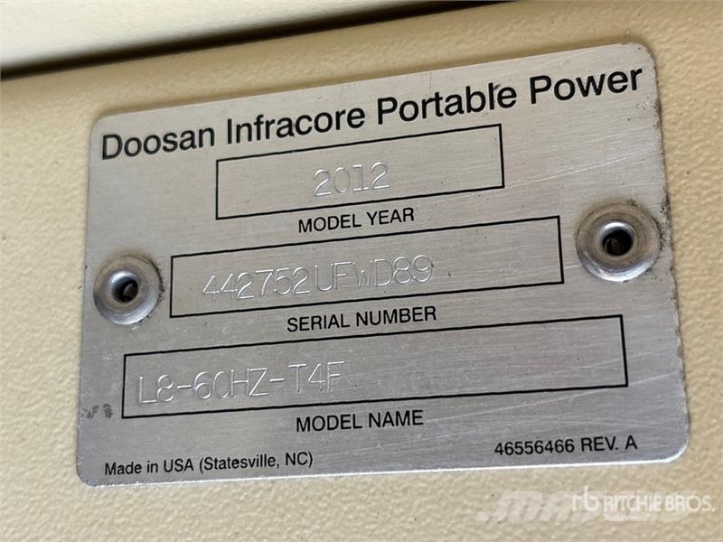 Doosan L8-60HZ-T4F 8 kW Light Tower أبراج خفيفة