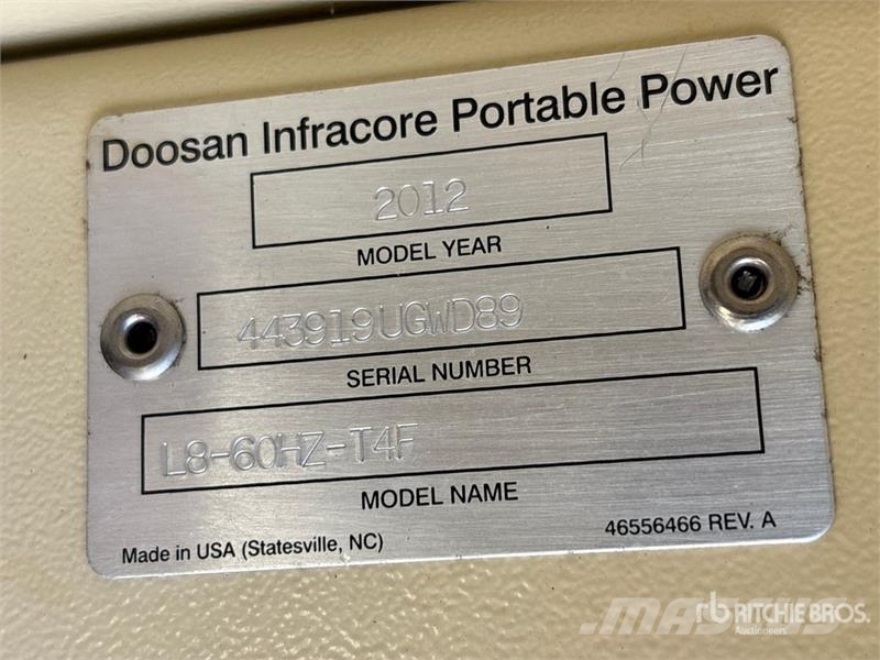Doosan L8-60HZ-T4F 8 kW Light Tower أبراج خفيفة