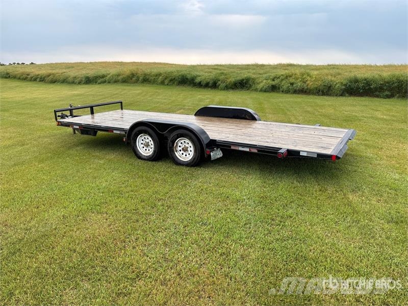 Double A 20 ft T/A Tilt Deck Equipment Trailer Ремаркета за превоз на автомобили