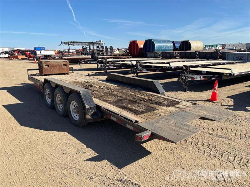 Double A 22 ft Tri/A Tilt Deck Trailer Remorque surbaissée